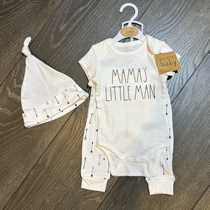 NWT Rae Dunn Outfit and Hat